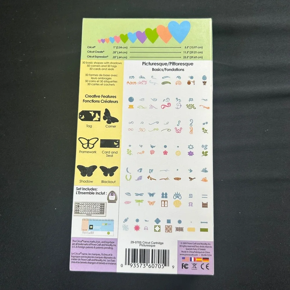 Cricut‎ Picturesque Shapes Cartridge Link Status Unknown